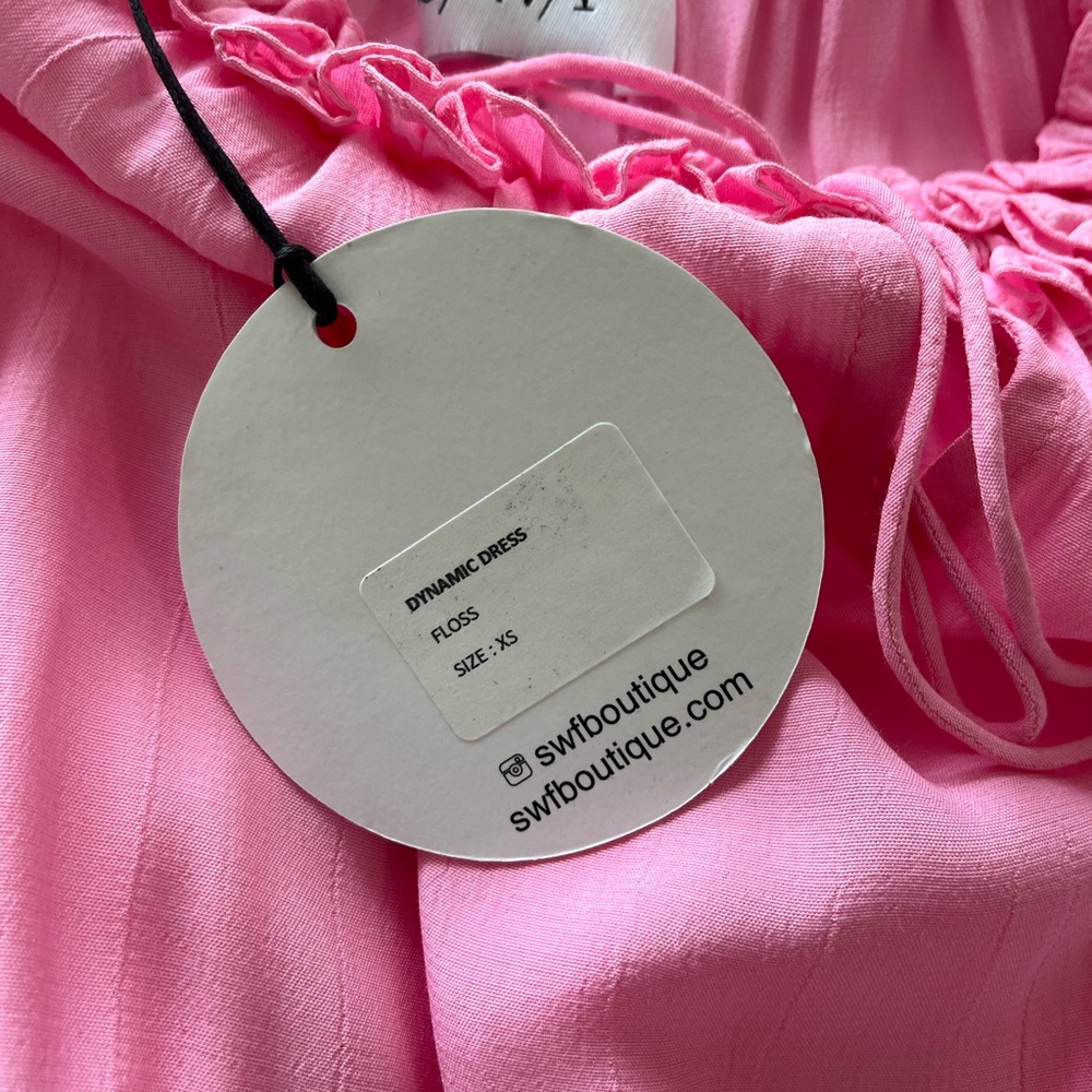 nwt S/W/F Rapture dynamic Elegant Pink Maxi Dress - Picture 8 of 9